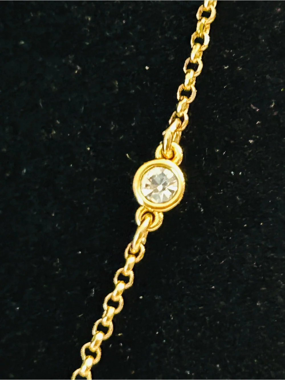 kate spade Gold-Tone Pavé Cushion Pendant Necklace with Crystal Accent